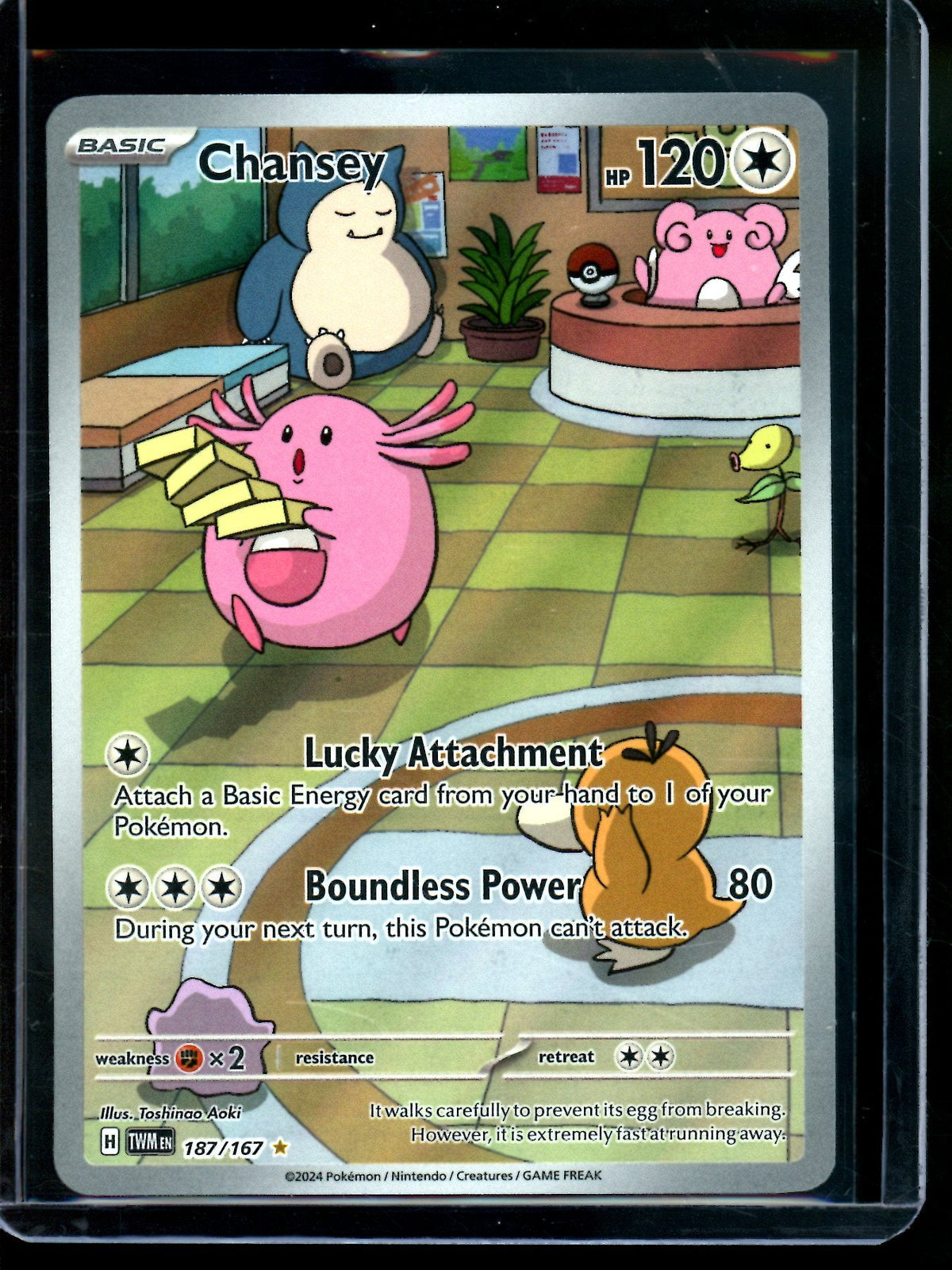 2024 Pokemon Twilight Masquerade Chansey 187/167 (B)