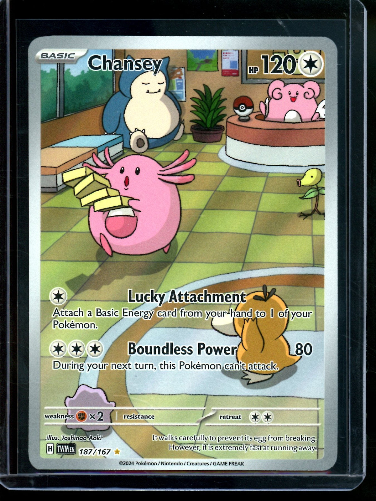2024 Pokemon Twilight Masquerade Chansey 187/167 (C)