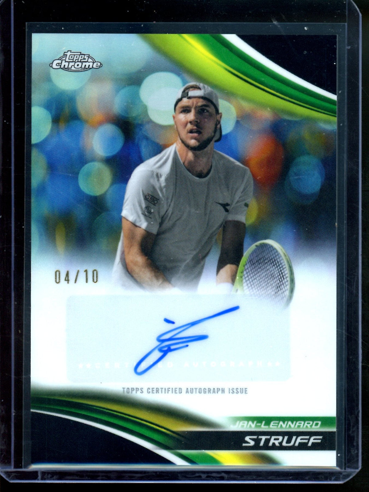 2025 Topps Chrome Jan-Lennard Struff Black Refractor Autograph /10
