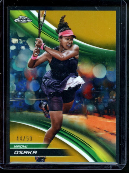 2025 Topps Chrome Naomi Osaka Gold Refractor /50