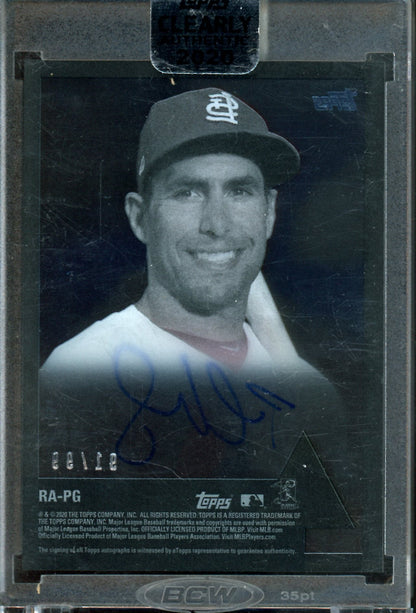 2020 Leaf Clearly Authentic Paul Goldschmidt Encased Autograph /99 Cardinals