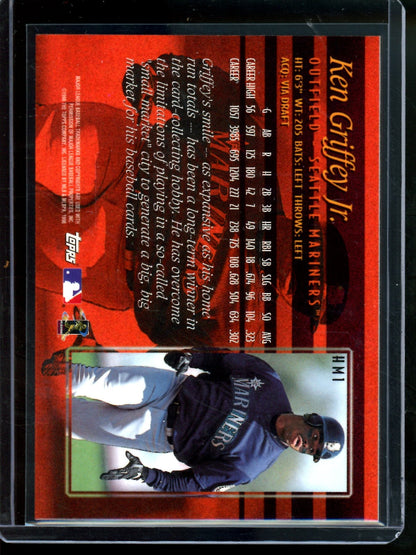 1996 Topps Ken Griffey Jr. Hobby Masters #HM1 Mariners