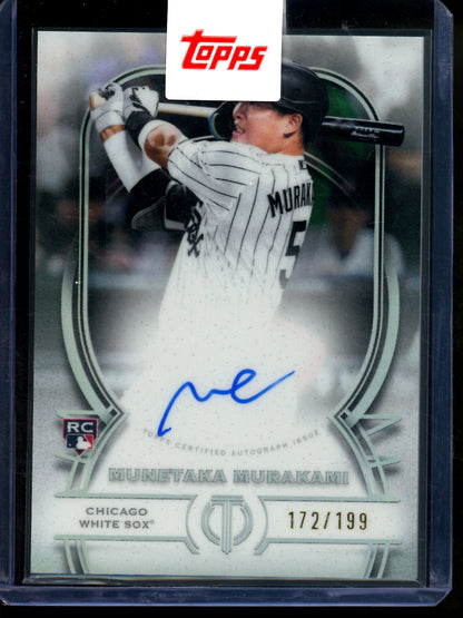 2026 Topps Tribute Munetaka Murakami Rookie Autograph /199 White Sox