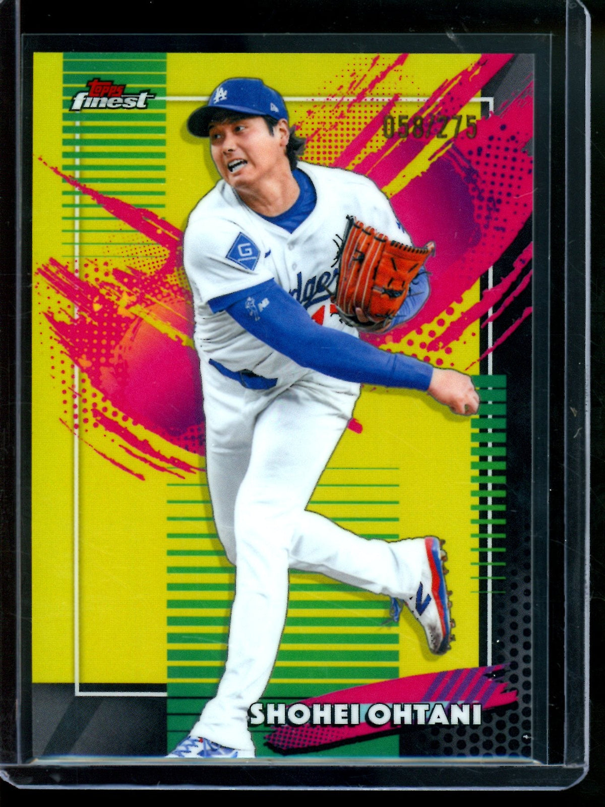 2026 Topps Finest Shohei Ohtani Yellow Refractor Rare /275 Dodgers