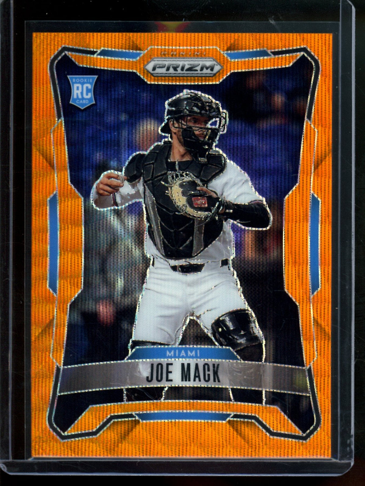 2026 Panini Prizm Joe Mack Orange Shimmer Rookie /49 Marlins