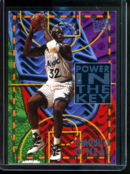1995 Fleer Ultra Shaquille O'Neal Power in the Key Magic
