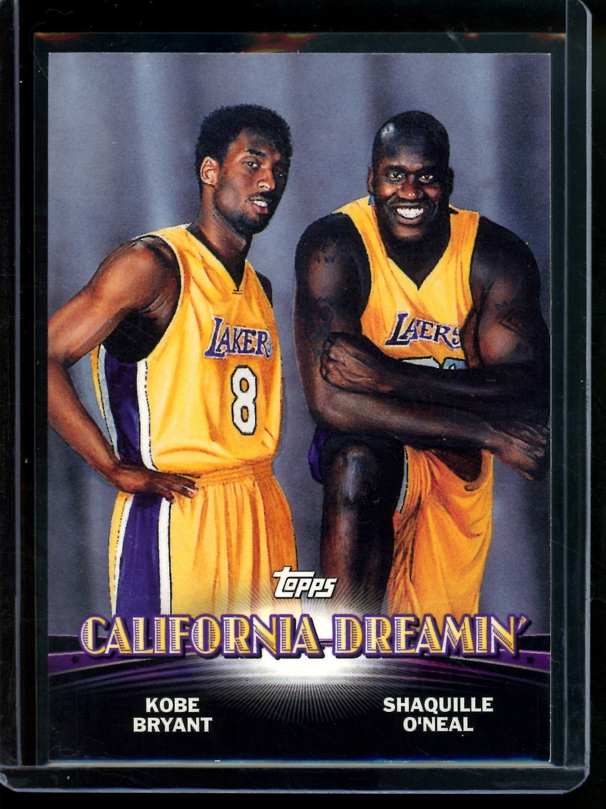 2000 Topps California Dreamin' Kobe Bryant / Shaq Lakers