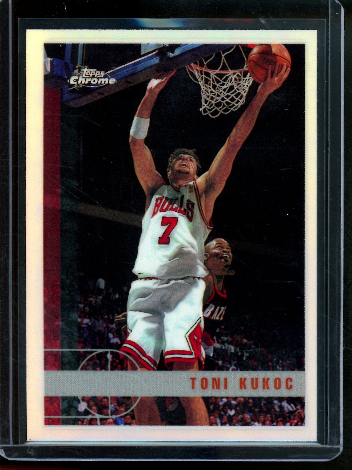 1998 Topps Chrome Tony Kukoc Refractor Bulls