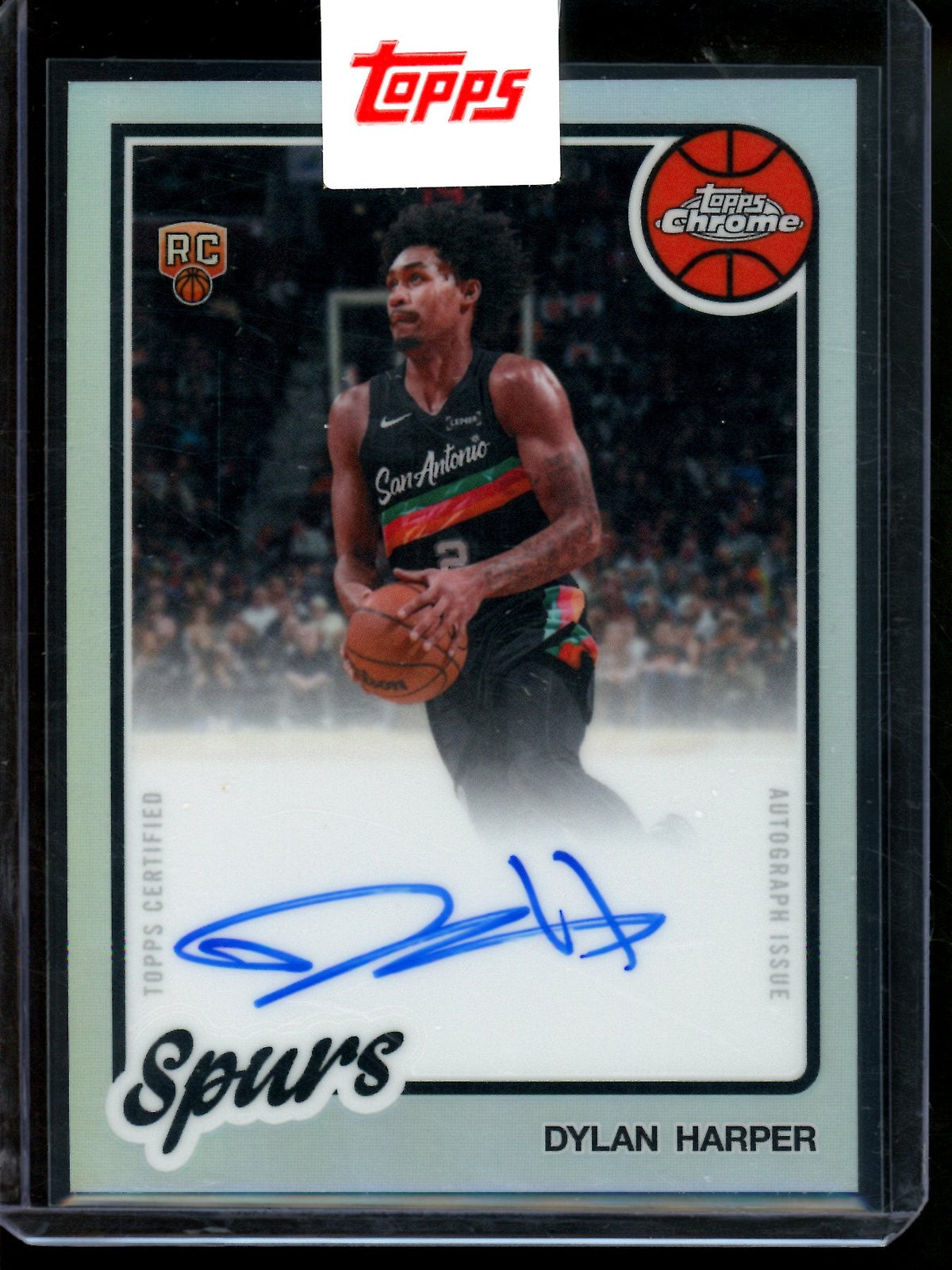 2026 Topps Chrome Dylan Harper 1980-81 Refractor Rookie Autograph Spurs