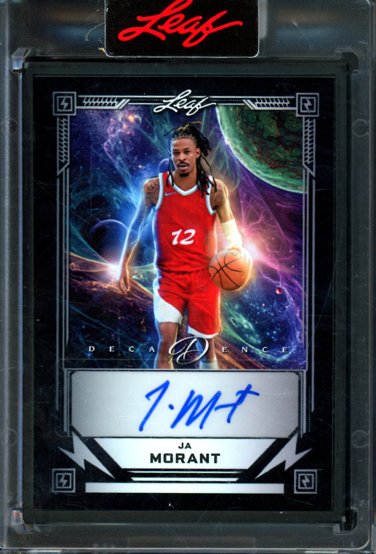 2026 Leaf Decadence Ja Morant Encased Autograph /10 Grizzlies