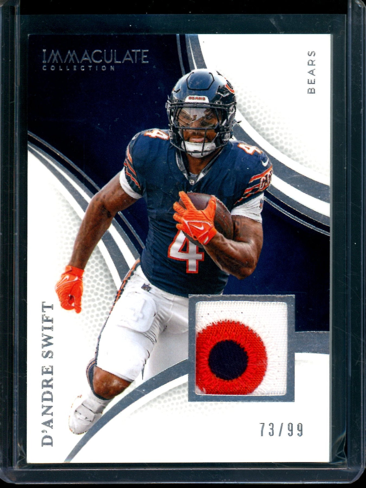 2025 Panini Immaculate D'Andre Swift Jersey Relic /99 Bears - Trading Card Market