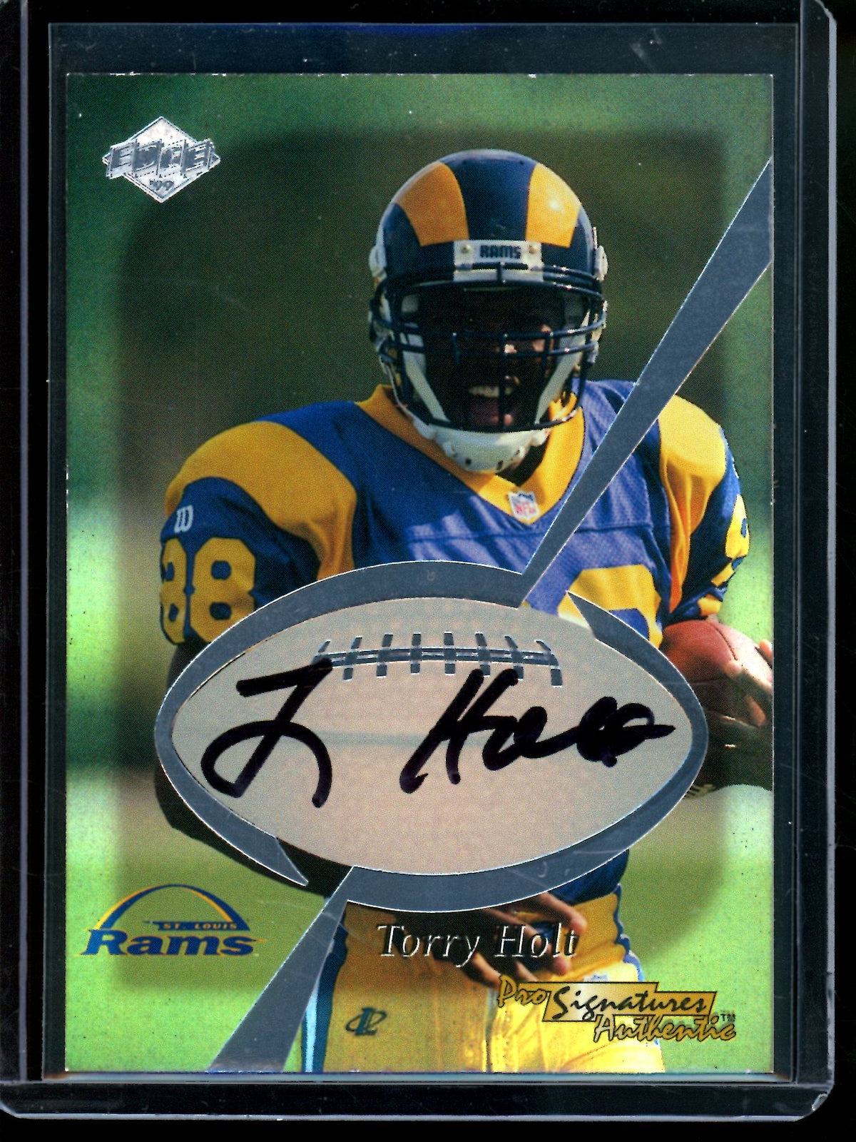 1999 Edge Torry Holt Pro Signatures Authentic Rams - Trading Card Market