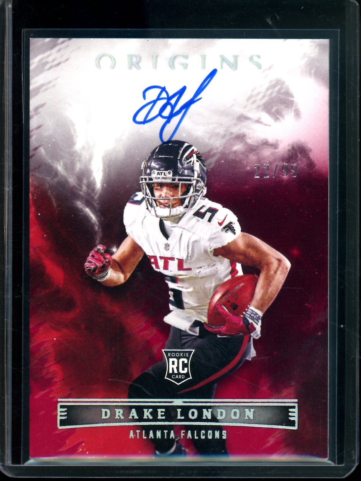 2022 Panini Origins Drake London Rookie Autograph /99 Falcons - Trading Card Market