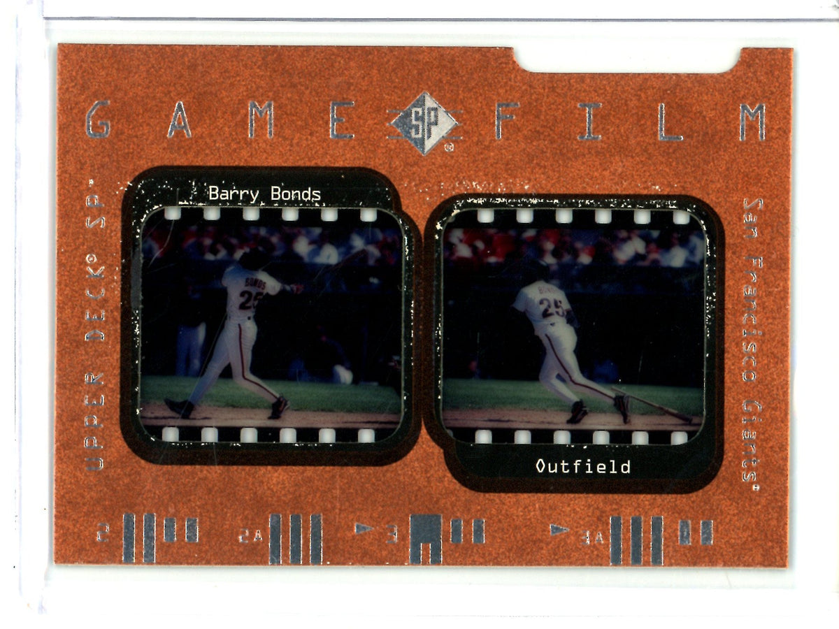 1997 Upper Deck SP Barry Bonds Game Film Die-Cut /500 Giants - Trading Card Market