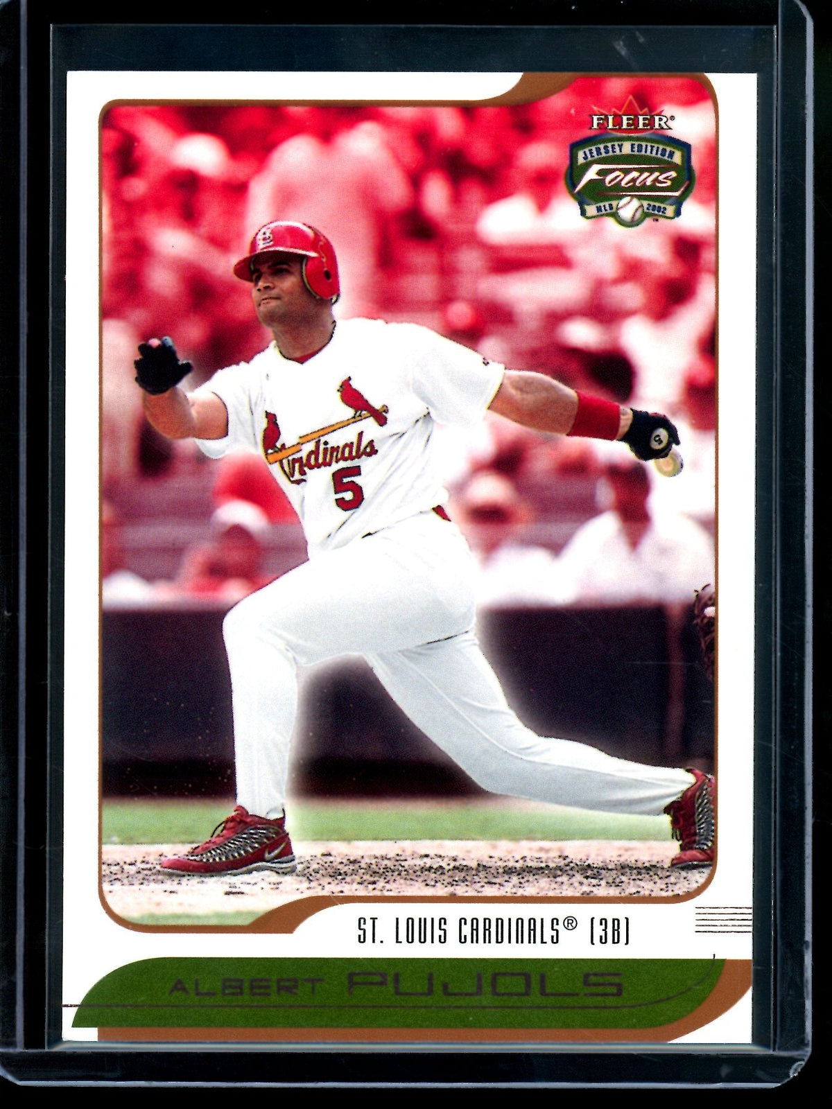 2002 Fleer Focus Albert Pujols Jersey Edition /105 Cardinals - Trading Card Market