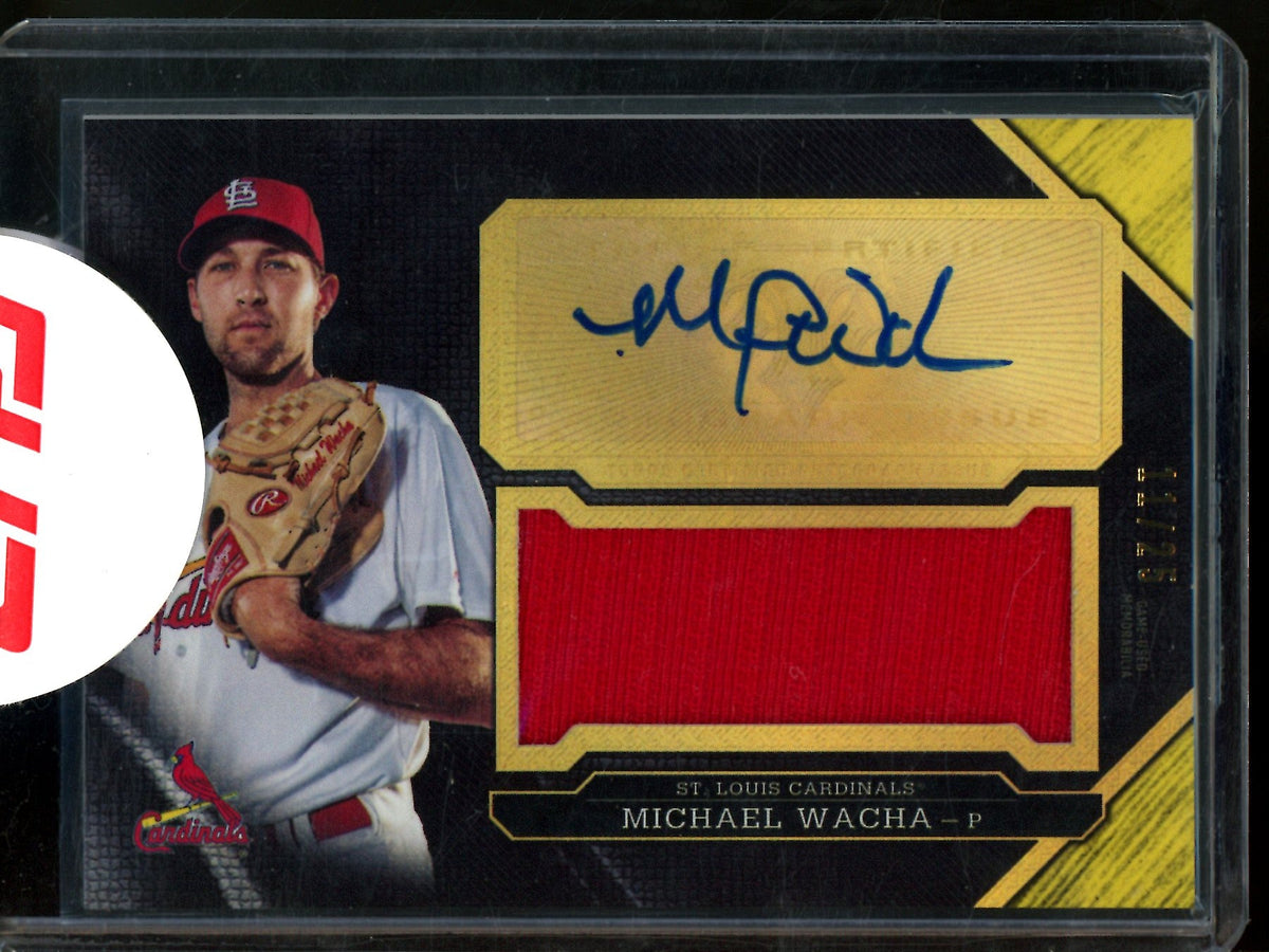 2016 Topps Triple Threads Michael Wacha Patch Autograph Black /25 Cardinals - Trading Card Market