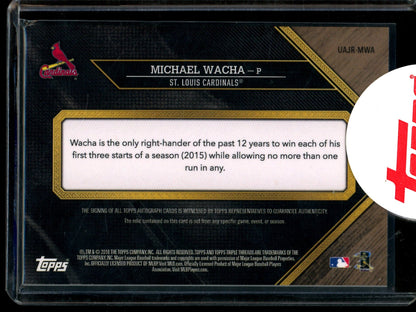 2016 Topps Triple Threads Michael Wacha Patch Autograph Black /25 Cardinals - Trading Card Market