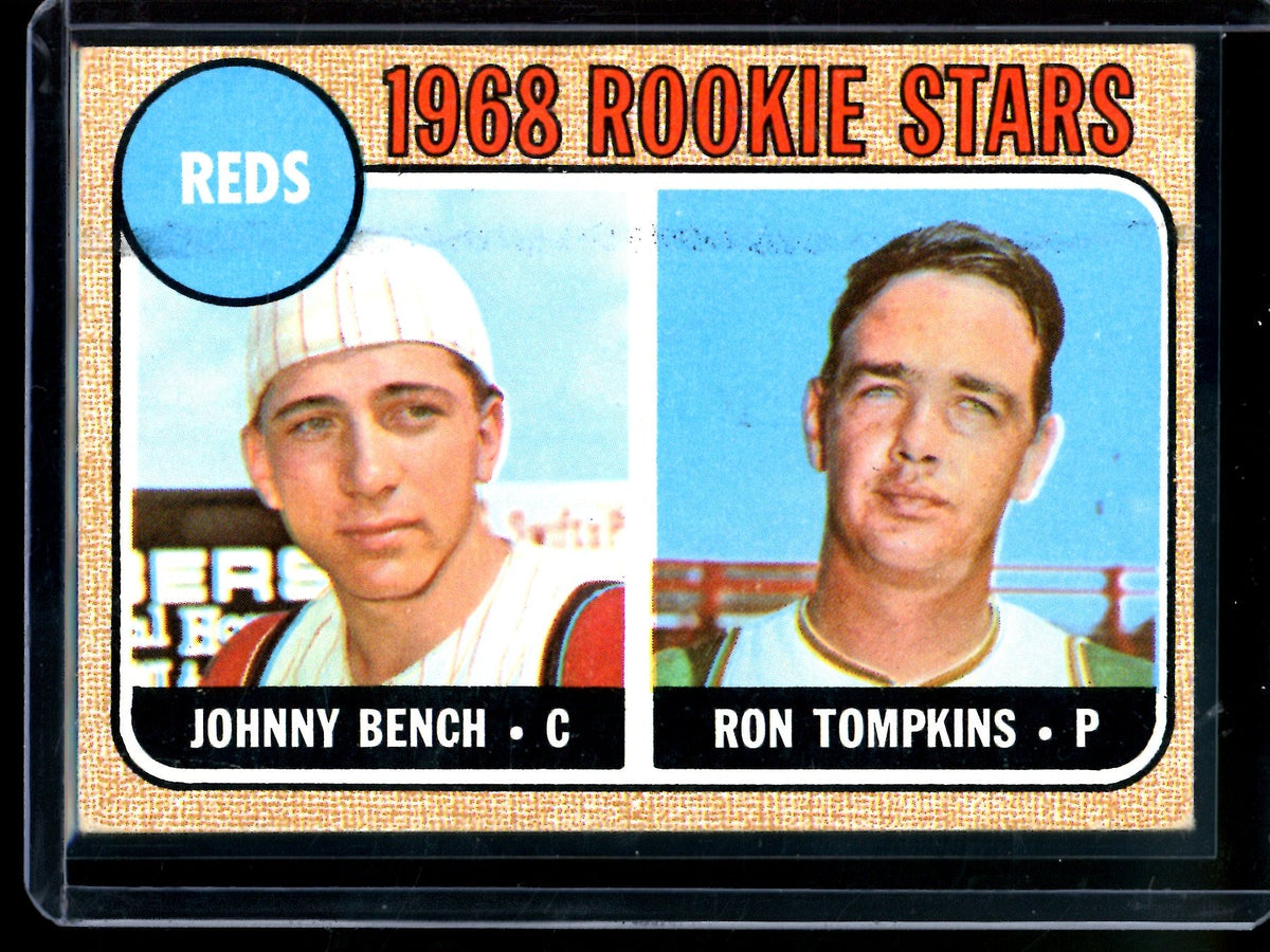 1968 Topps Johnny Bench / Ron Tompkins Rookie Stars 247 Reds - Trading Card Market