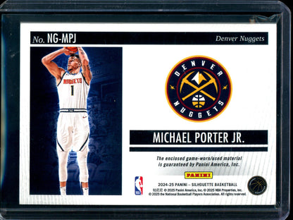 2024 Panini Silhouette Michael Porter Jr. Championship Tag Relic /10 Nuggets - Trading Card Market
