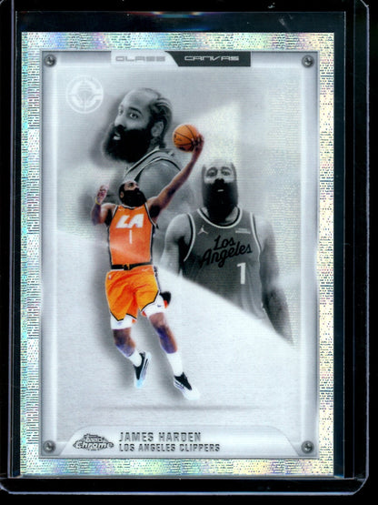 2026 Topps Chrome James Harden Glass Canvas SSP Clippers - Trading Card Market