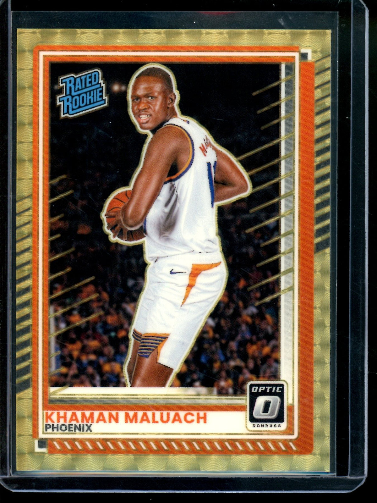 2025 Panini Optic Khaman Maluach Rated Rookie Gold Vinyl 1/1 Suns - Trading Card Market