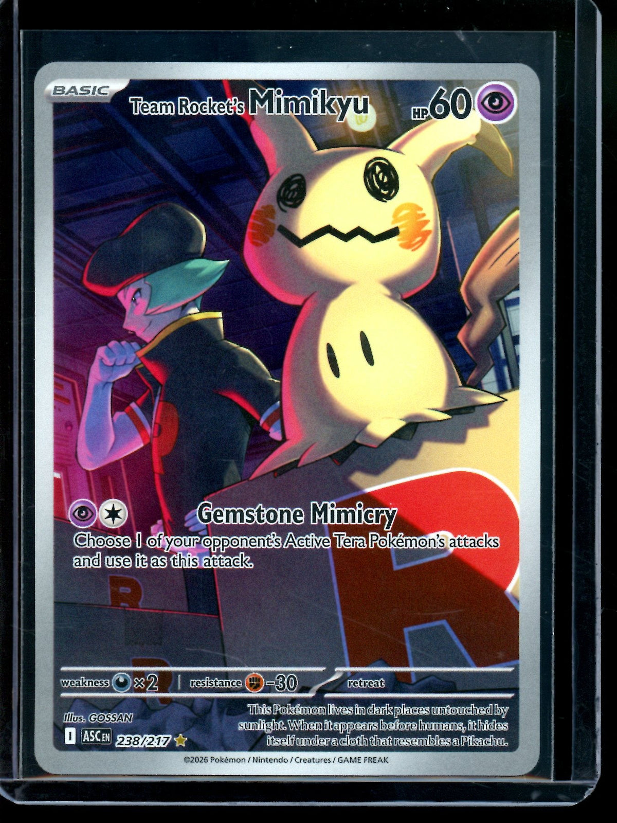 2026 Pokemon Ascended Heroes Team Rocket's Mimikyu 238/217 - Trading Card Market