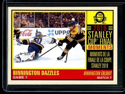 2019 O-Pee-Chee Binnington Dazzles 10 Blues - Trading Card Market