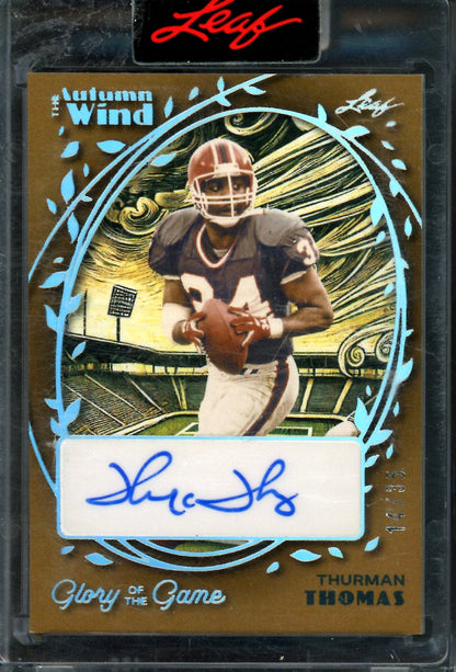 2025 Leaf Glory of the Game Thurman Thomas Encased Autograph /35 Bills - Trading Card Market