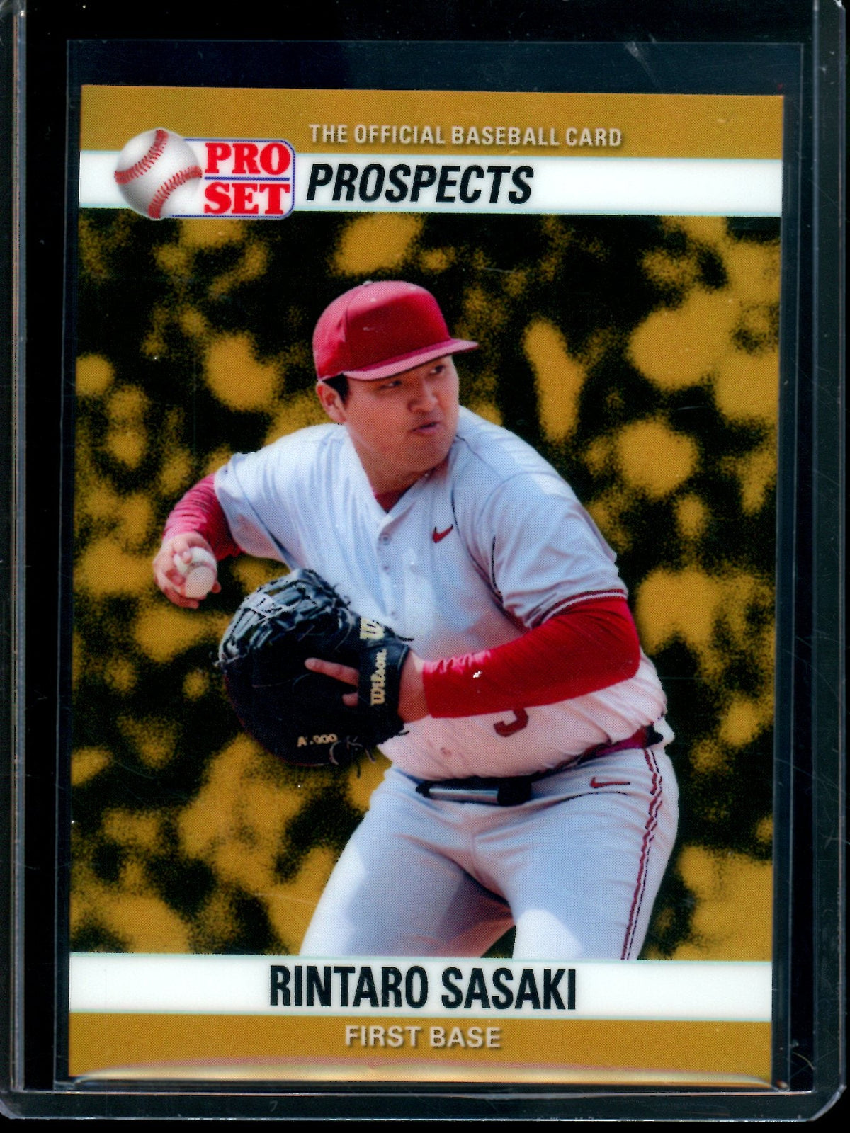 2026 Leaf Pro Set Rintaro Sasaki Gold Refractor 1/1 