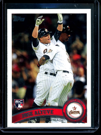 2011 Topps Flagship Jose Altuve Rookie Card #US132 Astros