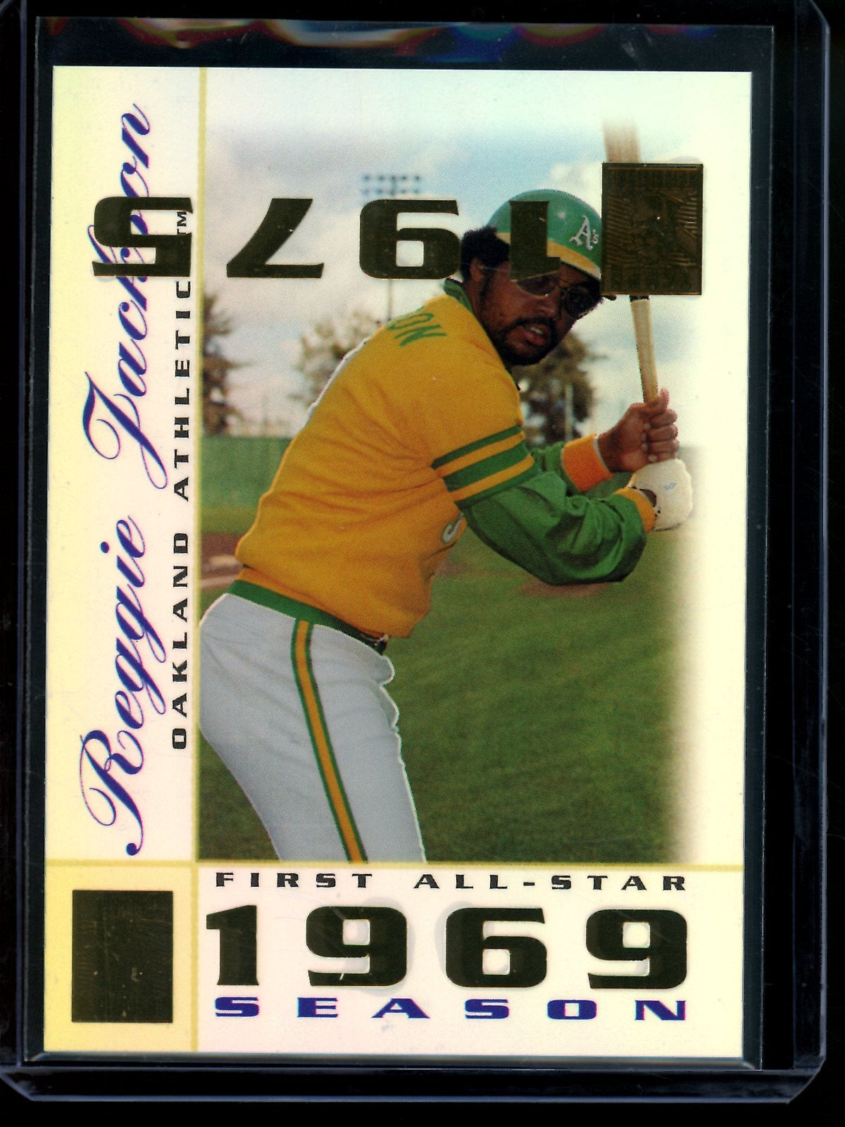 2003 Topps Tribute Reggie Jackson Error Card #30 Athletics