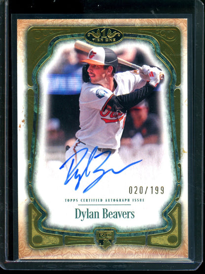 2026 Topps Tier One Dylan Beavers Rookie Autograph /199 Orioles