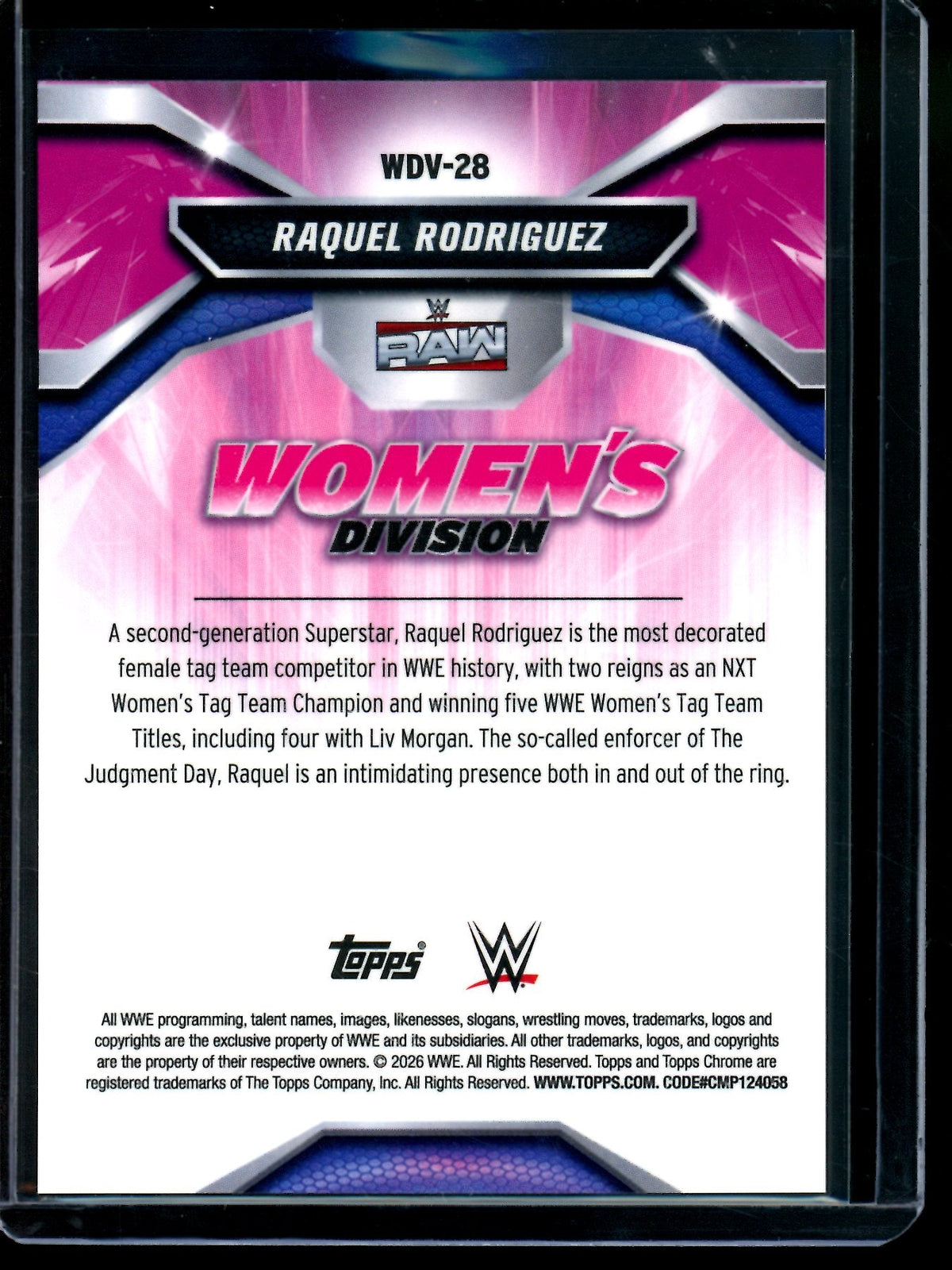 2026 Topps Chrome Raquel Rodriguez Women's Division Geometric /10
