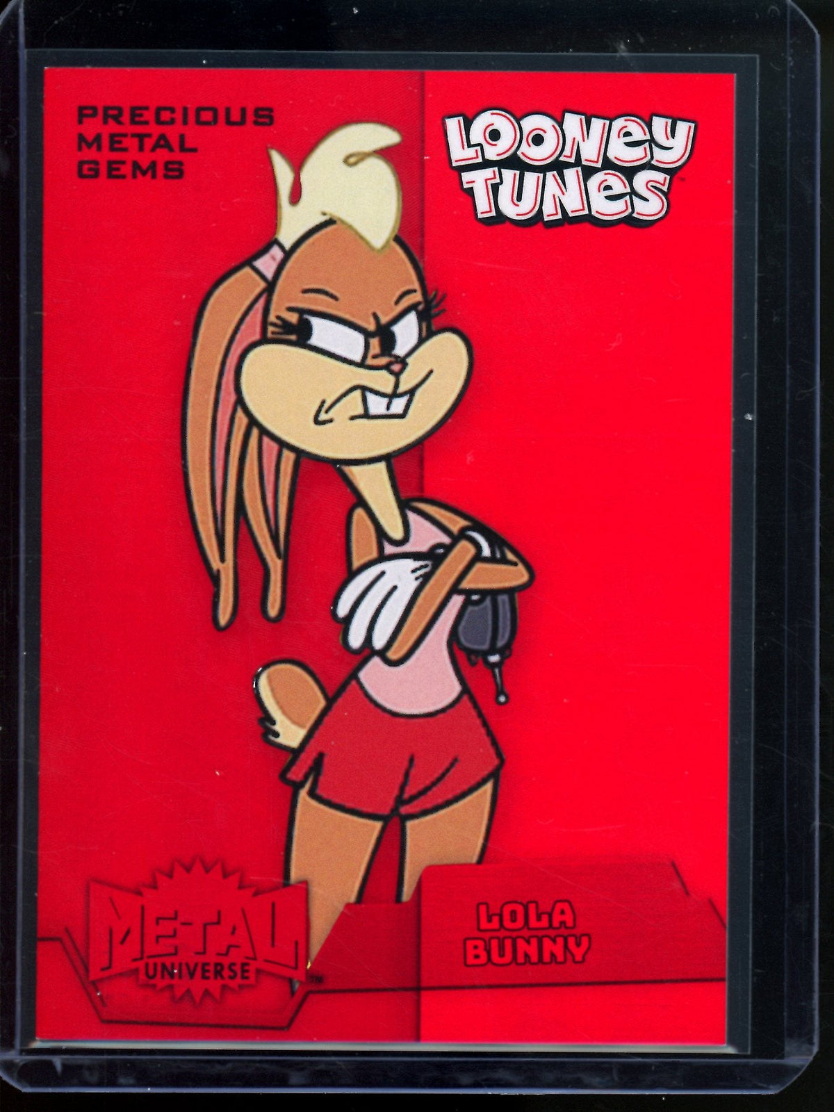 2024 Fleer Metal Lola Bunny Precious Metal Gems Red /100 #MU-47