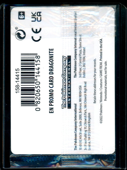 2022 Pokemon Gamestop Dragonite Sealed 131/195 Promo
