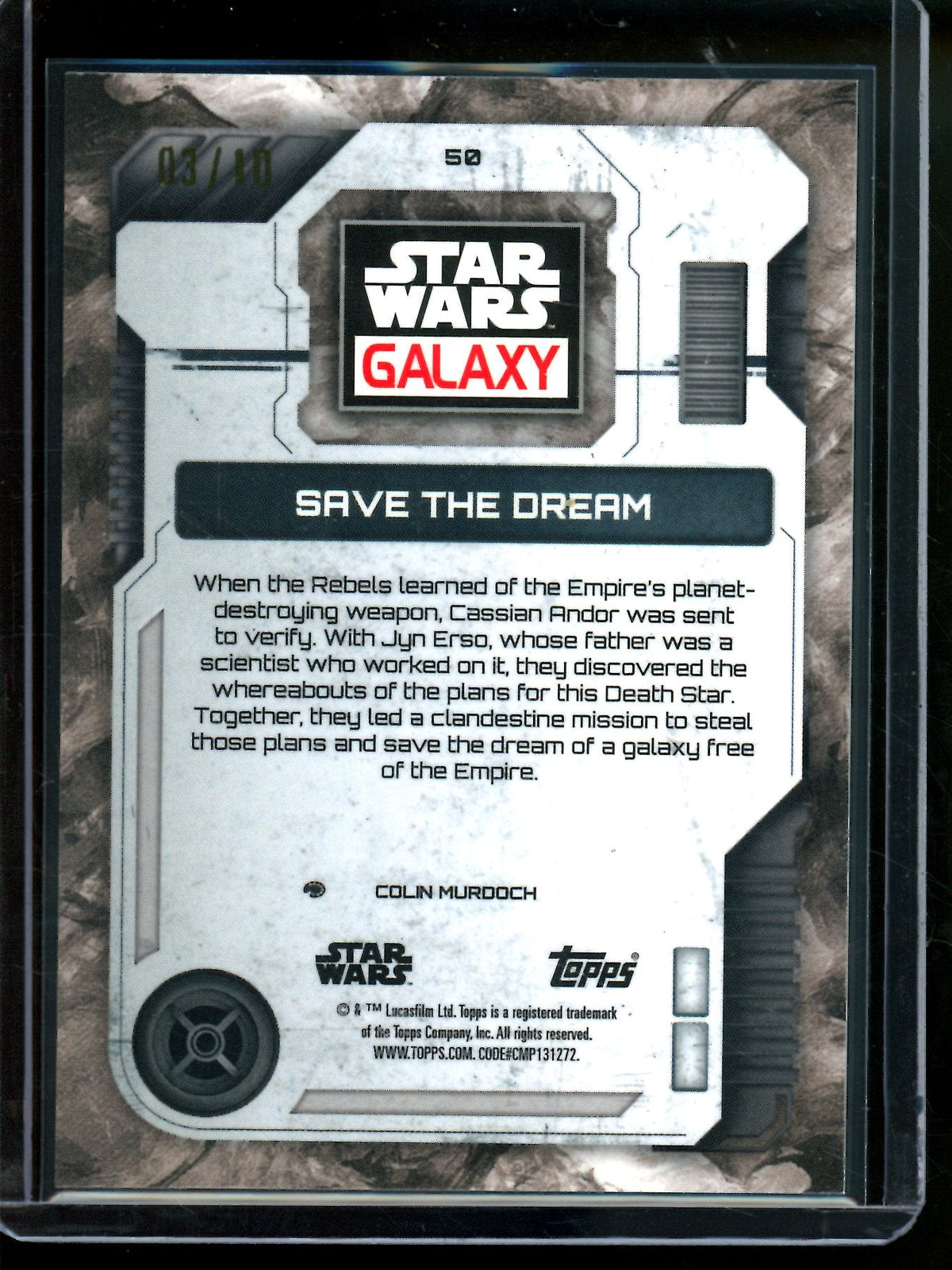2026 Topps Galaxy Save The Dream /10 #50
