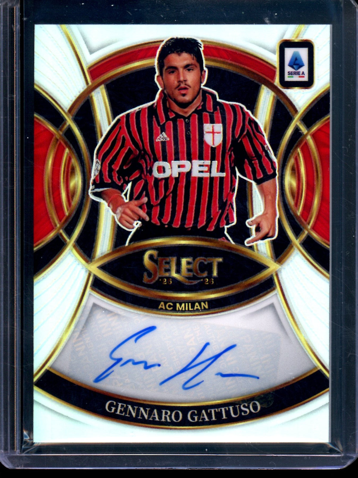 2025 Panini Select Gennaro Gattuso Silver Autograph AC Milan