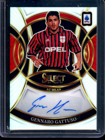 2025 Panini Select Gennaro Gattuso Silver Autograph AC Milan - Trading Card Market