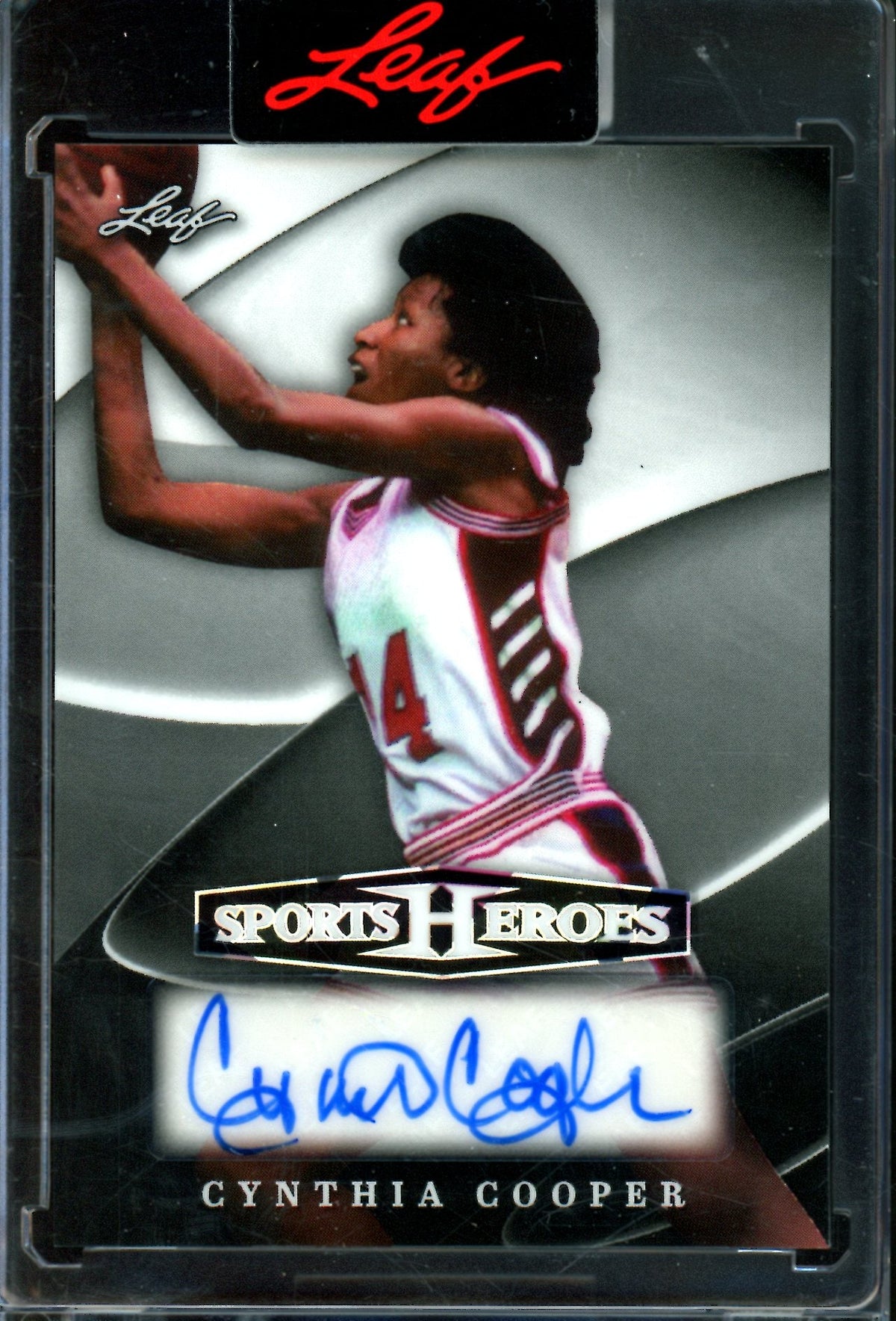 2026 leaf Sports Heroes Cynthia Cooper Encased Autograph 1/1
