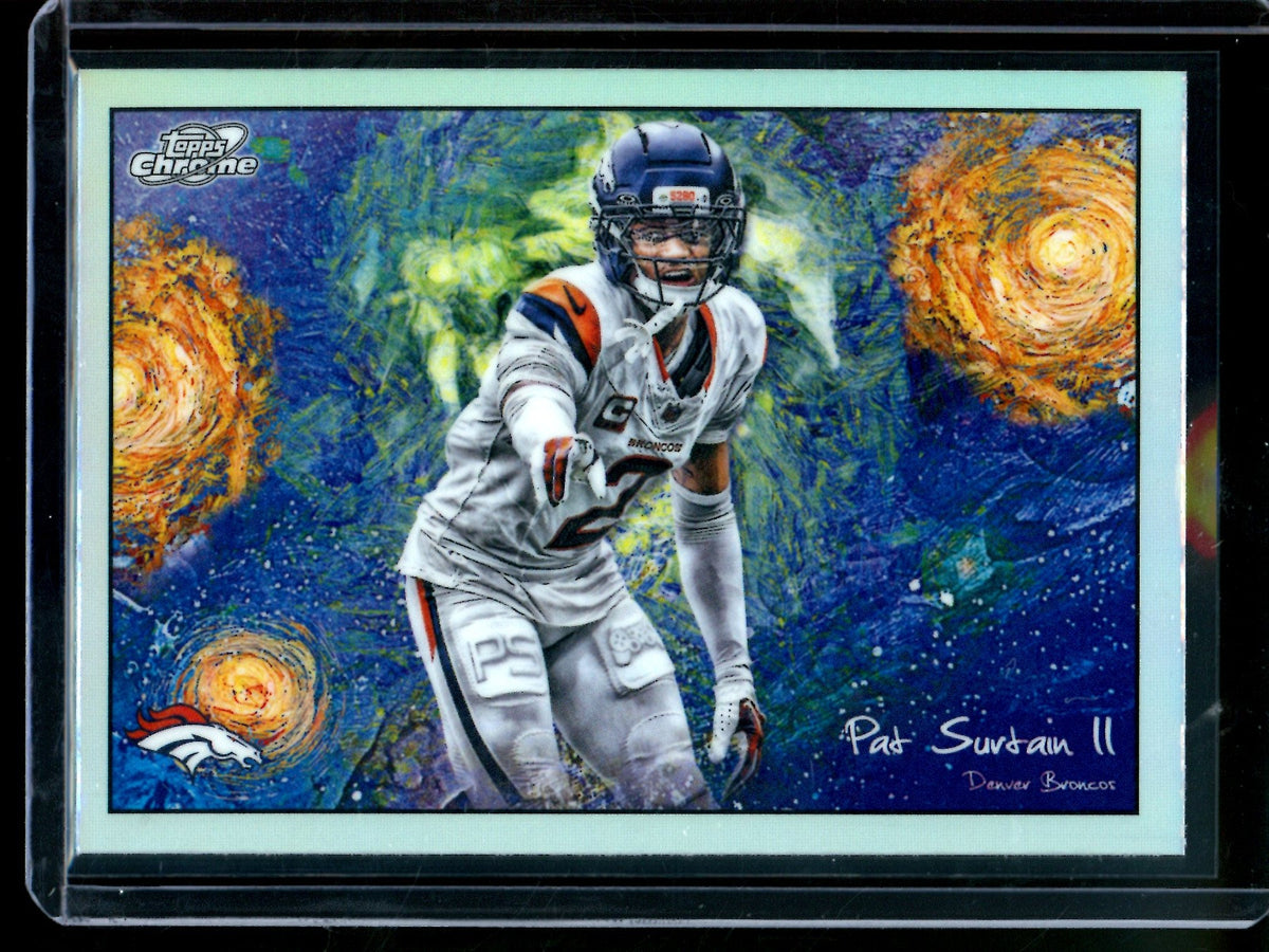 2025 Topps Chrome Cosmic Pat Surtain II Stars in the Night Broncos