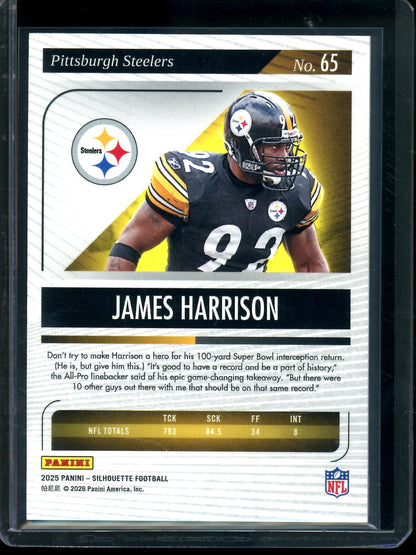 2025 Panini Silhouette James Harrison /15 Steelers