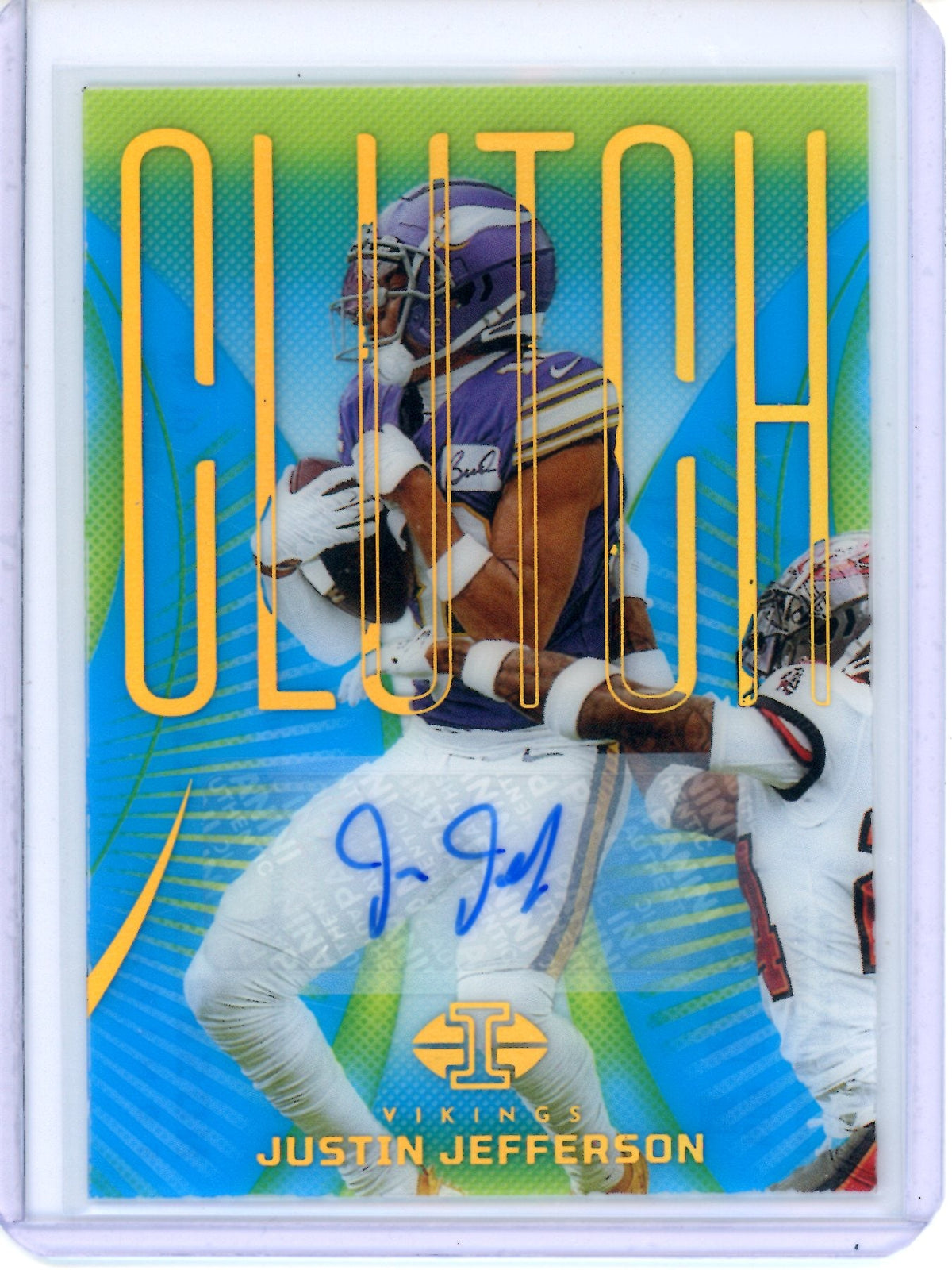 2024 Panini Illusions Justin Jefferson Clutch Autograph /35 Vikings