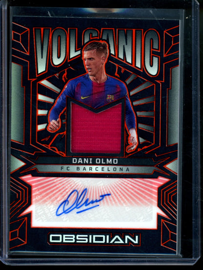 2025/26 Panini Obsidian Dani Olmo Volcanic Relic Autograph /99 Barcelona