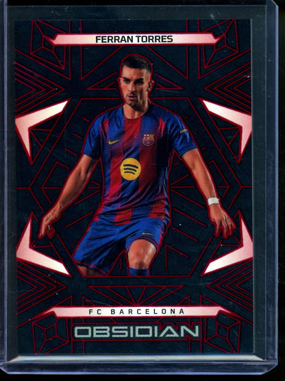2025/26 Panini Obsidian Ferran Torres Red /12 Barcelona