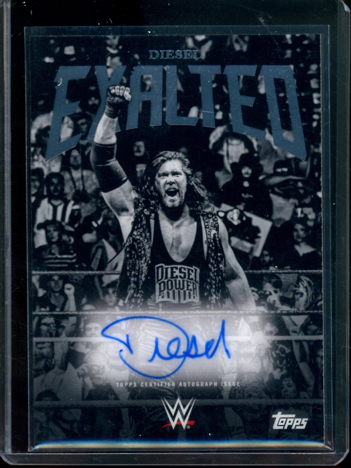 2025 Topps Exalted Diesel Black and White Signatures Card #BWS-DSL