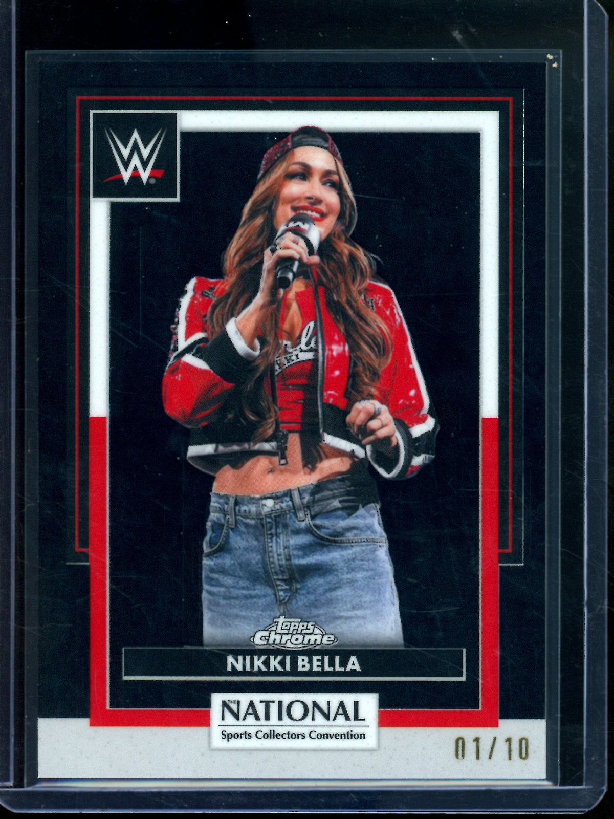 2026 Topps The National Nikka Bella Chrome Black Refractor /10