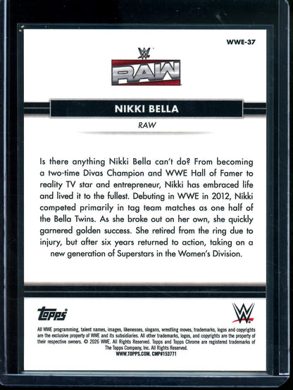 2026 Topps The National Nikka Bella Chrome Black Refractor /10