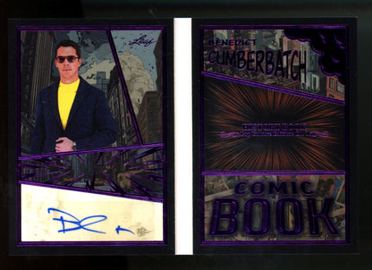 2024 Leaf History Book Benedict Cumberbatch Comic Book Booklet Autograph /10 - Trading Card Market