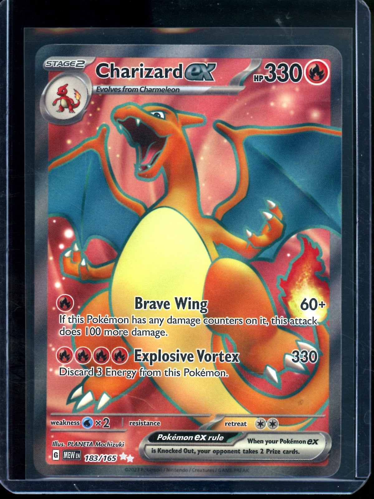 2023 Pokemon 151 Charizard EX 183/165