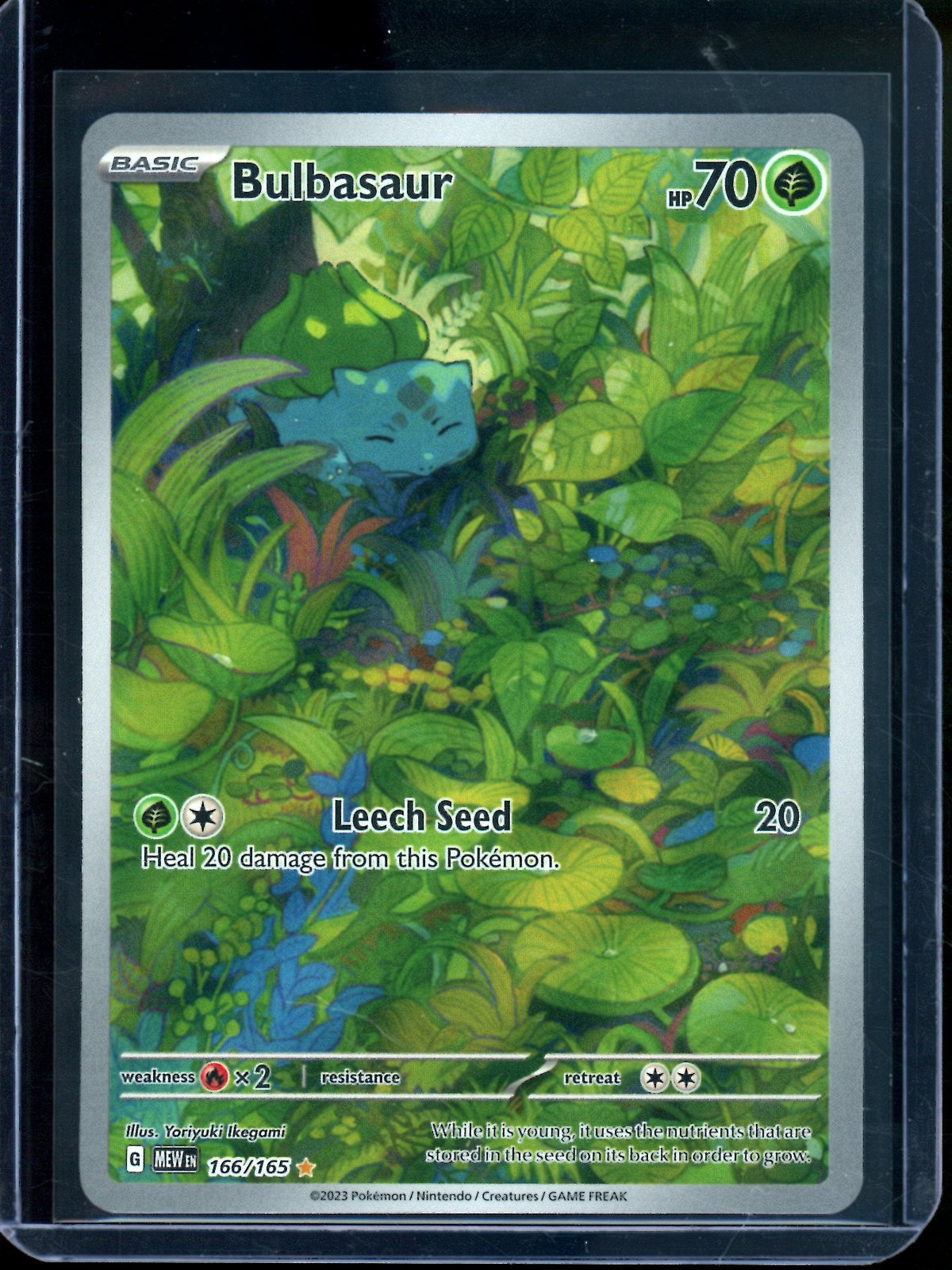 2023 Pokemon 151 Bulbasaur 166/165